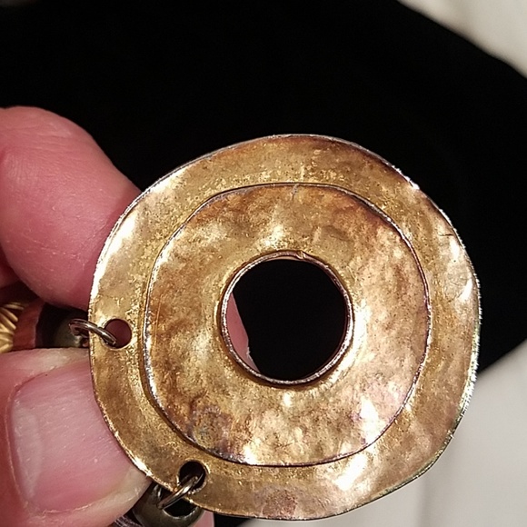 Vintage Artisan Belt Buckle and Necklace - Picture 6 of 6